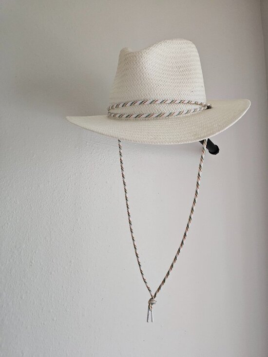 Rag & Bone Packable Straw Fedora in Ivory Size Large main image 5